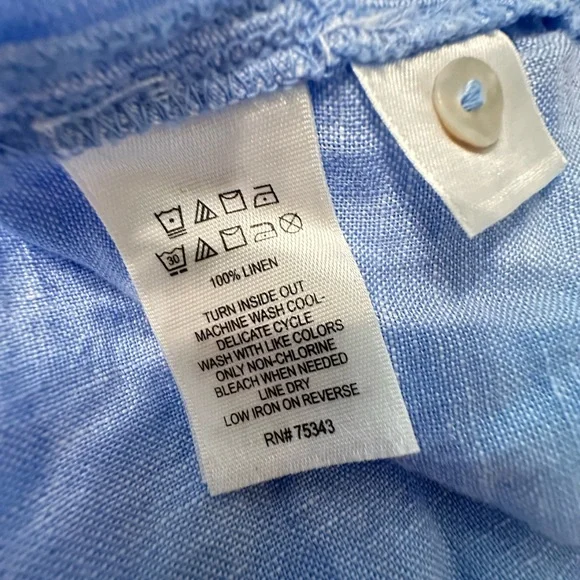 NWT Tahari linen sleeveless top size Medium - Picture 10 of 10